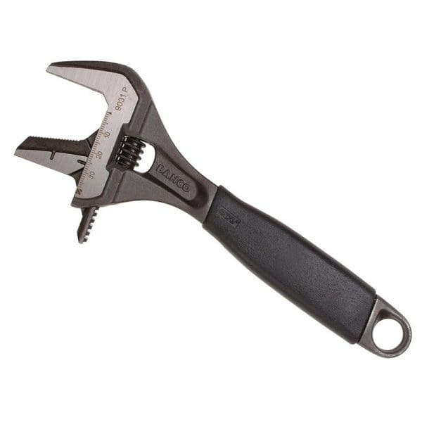 9031P Black ERGO Adjustable Wrench 200mm (8in)