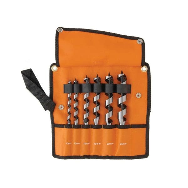 9526 Combination Wood Auger Bit Set, 6 Piece 10-25mm