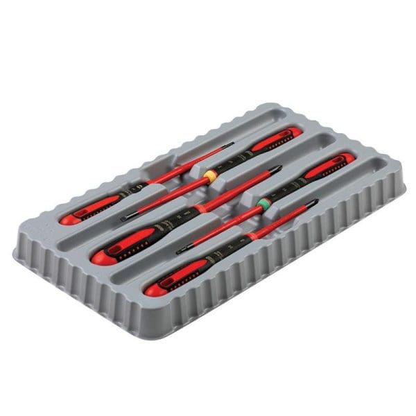 BE-9871SL ERGO Slim VDE Insulated Screwdriver Set, 5 Piece