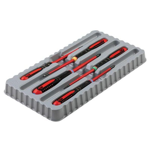 BE-9872SL ERGO Slim VDE Insulated Screwdriver Set, 5 Piece