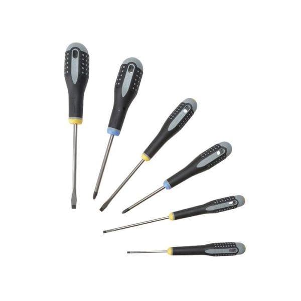 BE-9882 ERGO Screwdriver Set, 6 Piece