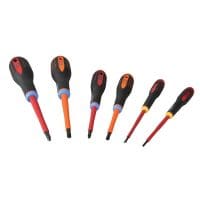 Mixed Insulated ERGO Screwdriver Set, 6 Piece