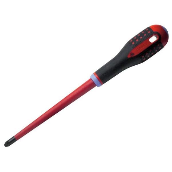 ERGO Slim VDE Insulated Pozidriv Screwdriver PZ2 x 80mm