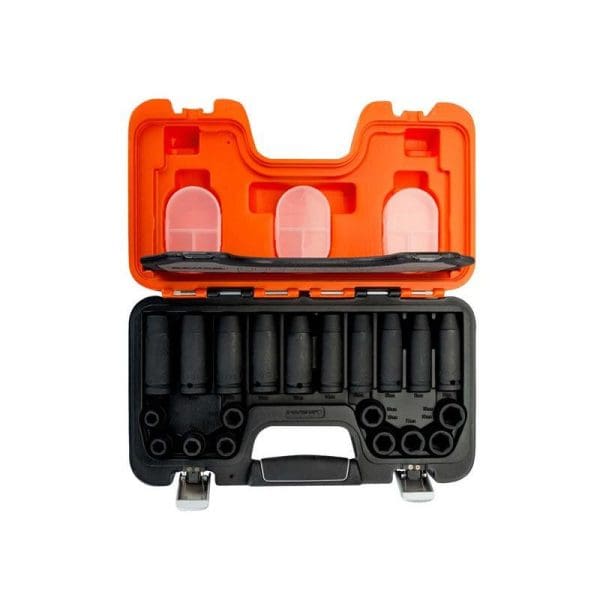 D-DD/S20 Mixed Impact Socket Set of 20 Metric 1/2in