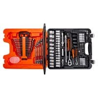 S108 Socket and Combination Spanner Set of 108 Metric 1/4in and 1/2in Drive
