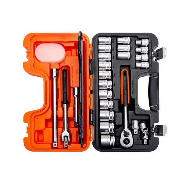 S240 Socket Set of 24 Metric 1/2in Drive