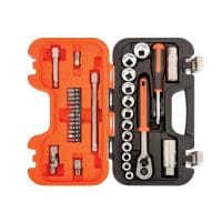 S330 Socket Set of 34 Metric 3/8in Drive + 1/4in Accessories