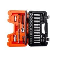 S330L Socket Set of 53 Metric 3/8in Deep Drive + 1/4in Accessories