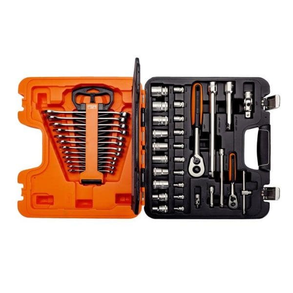 S410 Socket and Spanner Set of 41 Metric 1/4in and 1/2in Drive