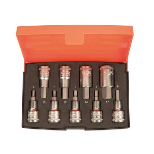 S9HEX 1/2in Drive Socket Set of 9 Metric