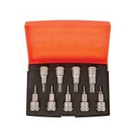 S9TORX 1/2in Drive Socket Set of 9 Metric