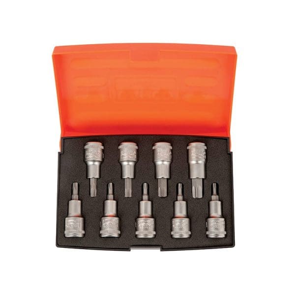 S9TORX 1/2in Drive Socket Set of 9 Metric