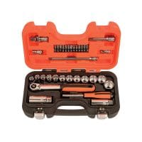 SL34 3/8in Drive Socket and Mech Set of 34 Metric