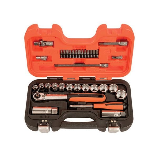 SL34 3/8in Drive Socket and Mech Set of 34 Metric