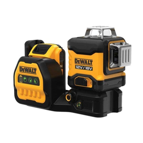 DCE089D1G18 3 x 360º Green Multi-Line Laser 12/18V 1 x 2.0Ah Li-ion