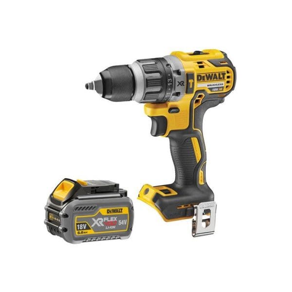 DCD796T1T Brushless Combi Drill 18V 1 x 18/54V 6.0/2.0Ah Li-ion
