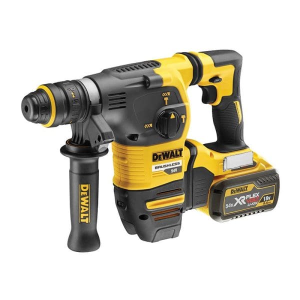 DCH334X2 Brushless Q/C Chuck SDS Plus Hammer 54V 2 x 9.0Ah Li-ion