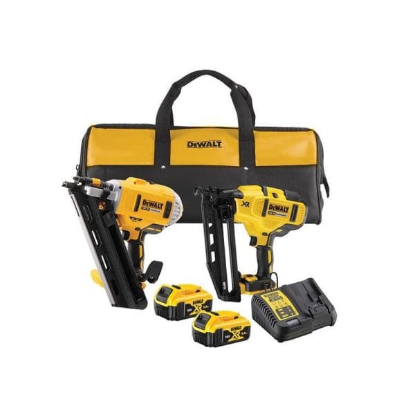 DCK2046P2 Twin Nailer Kit 18V 2 x 5.0Ah Li-ion