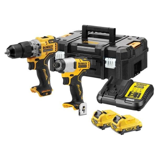 DCK2111L2T XR Brushless Sub-Compact Twin Pack 12V 2 x 3.0Ah Li-ion