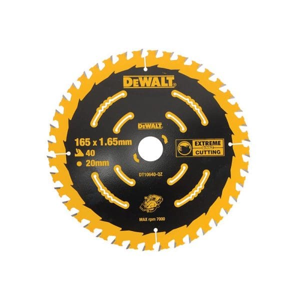 Cordless Extreme Framing Circular Saw Blade 165 x 20mm x 40T