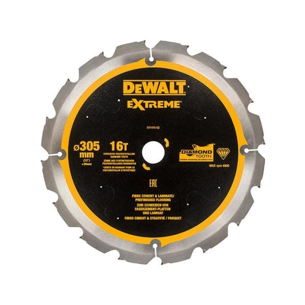 Extreme PCD Fibre Cement Saw Blade 305 x 30mm x 16T