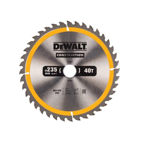 Portable Construction Circular Saw Blade 235 x 30mm x 40T
