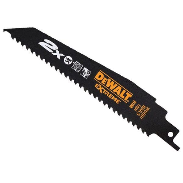 2X Life Wood and Nail Reciprocating Blade 152mm x 6 TPI Pack of 5