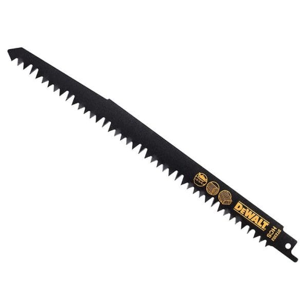 HCS Reciprocating Blade for Wood, Fast Cuts 240mm x 5/6.5 TPI Pack of 5
