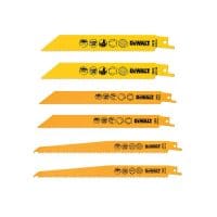 DT2444 Reciprocating Saw Blade Set, 6 Piece