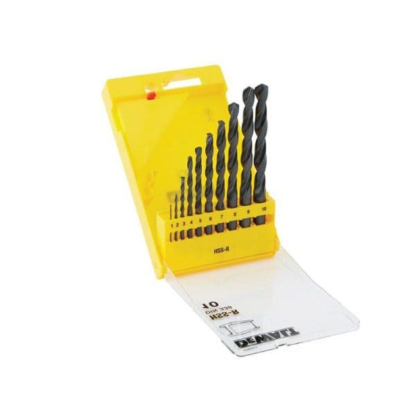 DT5911 HSS-R Jobber Drill Bit Set, 10 Piece