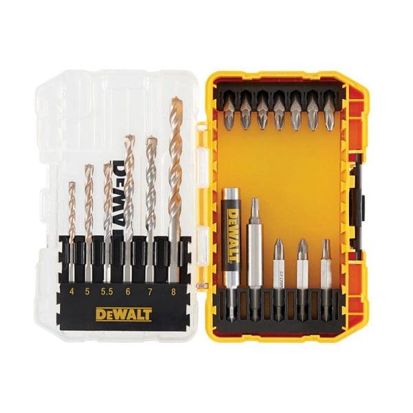 DT70712 Extreme Masonry Drill Drive Set, 19 Piece