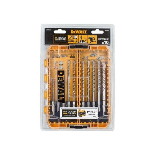 SDS Plus Extreme 2 Drill Bit Set, 10 Piece