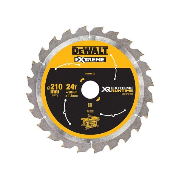 XR FlexVolt Table Saw Blade 210 x 30mm x 24T