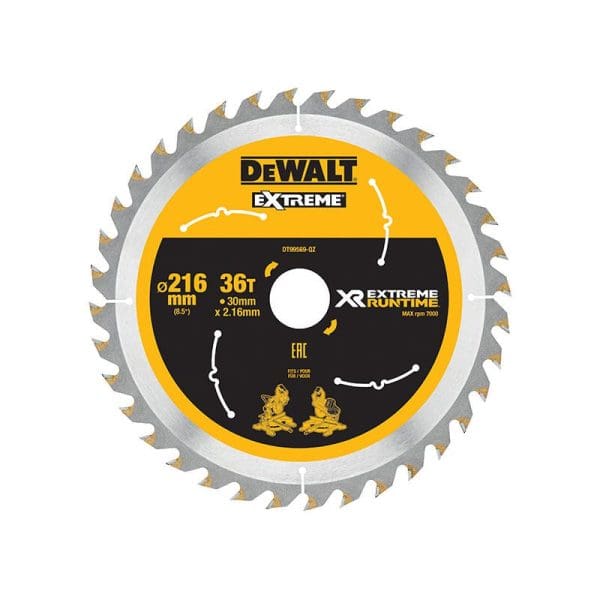 XR FlexVolt Circular Saw Blade 216 x 30mm x 36T