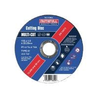 Multi-Purpose Cutting Disc 115 x 1.0 x 22.23mm (Pack 10)