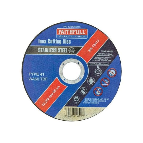 Inox Cutting Disc 115 x 1.2 x 22.23mm