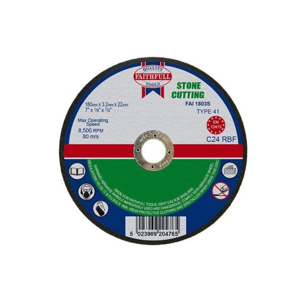 Stone Cut Off Disc 180 x 3.2 x 22.23mm