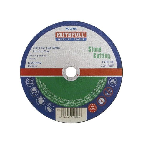 Stone Cut Off Disc 230 x 3.2 x 22.23mm