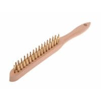 680/B2 Brass Wire Scratch Brush - 2 Row