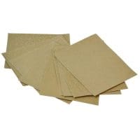Cork Block Glasspaper Sanding Sheets Assorted (Pack 10)