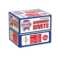 Aluminium Rivets 3.2 x 13mm Long Bulk Pack of 1000