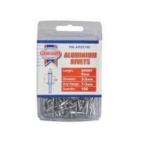 Aluminium Rivets 3.2 x 6mm Short Pre-Pack of 100