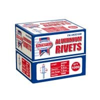 Aluminium Rivets 3.2 x 6mm Short Bulk Pack of 1000