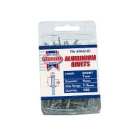 Aluminium Rivets 4 x 7mm Short Pre-Pack of 100