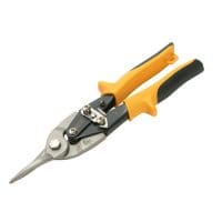 Yellow Compound Aviation Snips Straight Cut 250mm (10in)