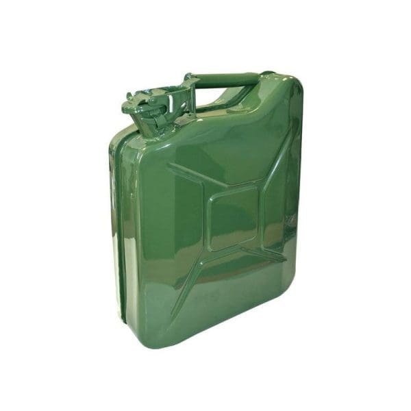 Green Jerry Can - Metal 10 litre
