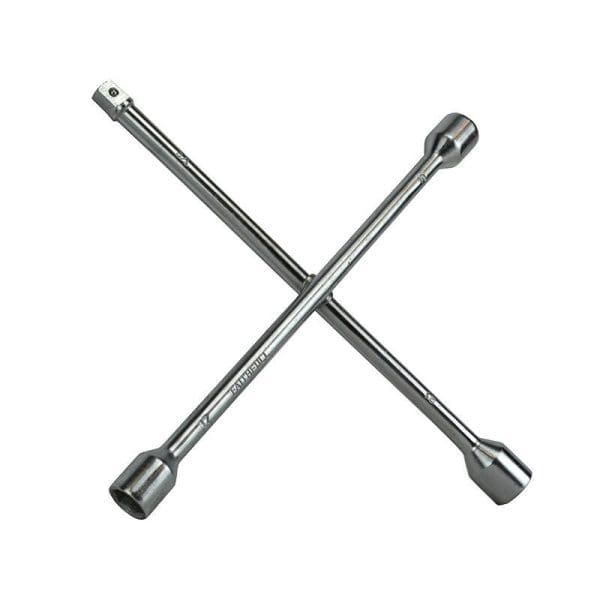 4-Way Wheel Brace Chrome Plated 14in