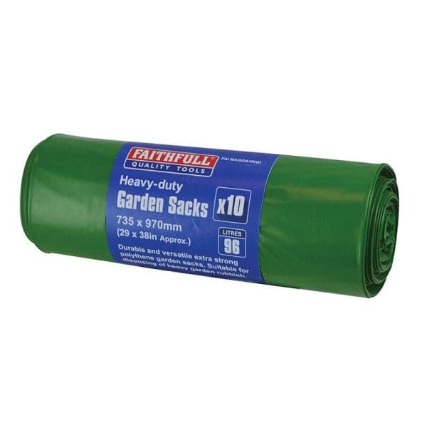 Heavy-Duty Strong Garden Sacks (Roll 10)