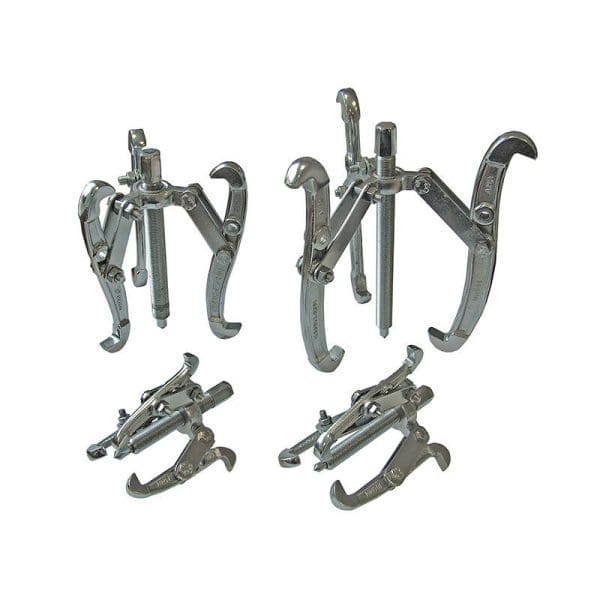 Bearing Puller Set, 4 Piece 75 100 150 and 200mm