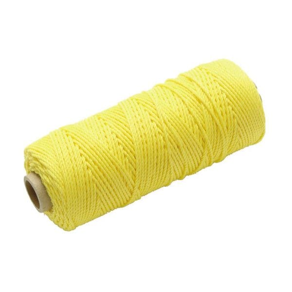 Hi-Vis Nylon Brick Line 100m (330ft) Yellow